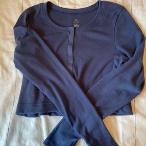 Aerie offline cropped long sleeve